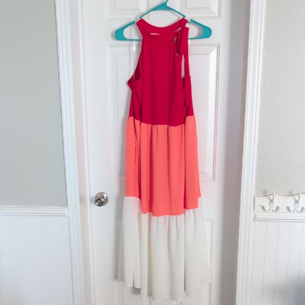 Colorblock Maxi Dress